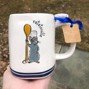 NWT Rae Dunn Disney Ratatouille Mug w/ Chef's Hat on Handle